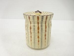 作家物　色絵　水指